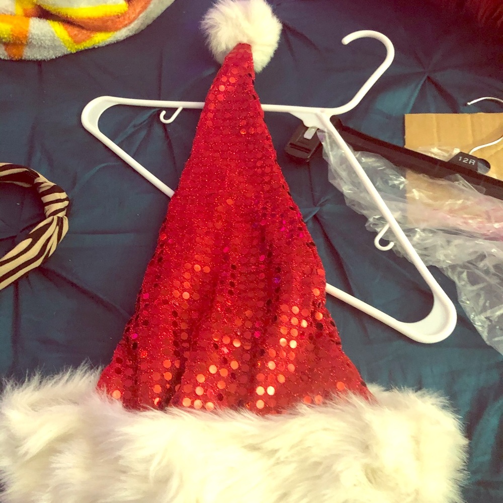 Sparkle Santa hat